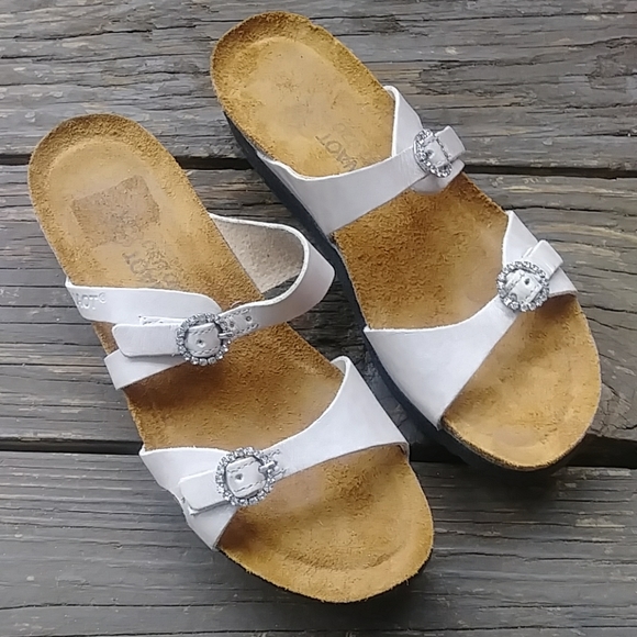 Naot Shoes - Naot Metallic Bone Wedge Rhinestone Sandal